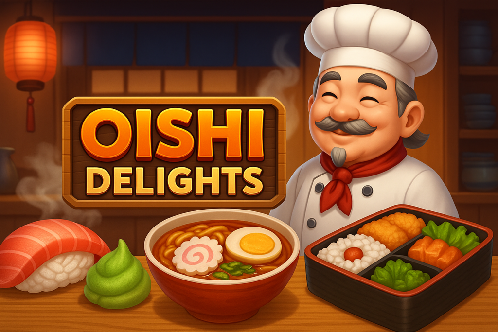 Oishi Delights adalah slot yang bukan hanya menyenangkan tapi juga menggoda secara visual dan hadiah. Cocok dimainkan kapan saja, apalagi kalau kamu pencinta budaya Jepang dan makanan Jepang!
