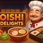 Oishi Delights adalah slot yang bukan hanya menyenangkan tapi juga menggoda secara visual dan hadiah. Cocok dimainkan kapan saja, apalagi kalau kamu pencinta budaya Jepang dan makanan Jepang!